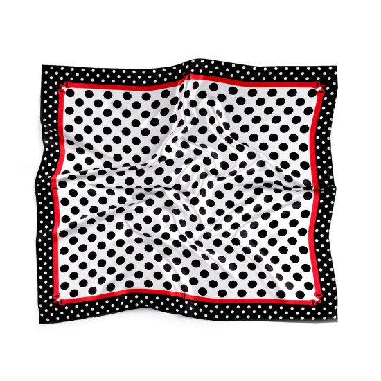Chusta satynowa 55x55 cm - Czerwony (1 Sztuka) Chusta satynowa 55x55 cm - Czerwony (1 Sztuka)