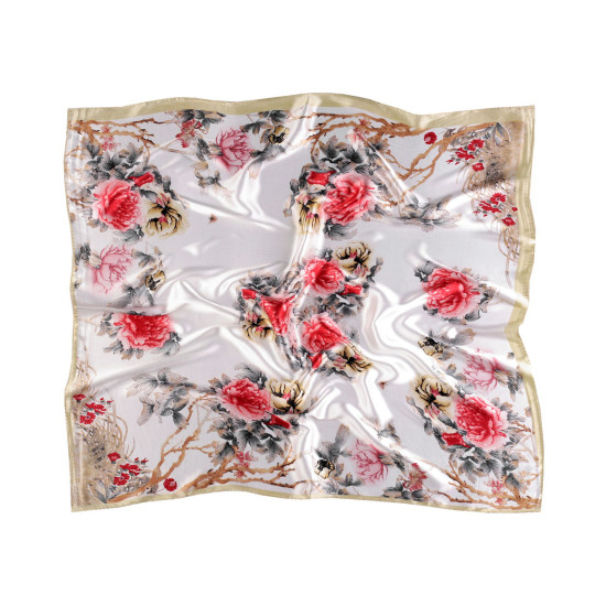 Chusta satynowa 55x55 cm - Czerwony (1 Sztuka) Chusta satynowa 55x55 cm - Czerwony (1 Sztuka)