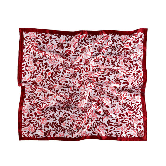 Chusta satynowa 55x55 cm - Czerwony (1 Sztuka) Chusta satynowa 55x55 cm - Czerwony (1 Sztuka)
