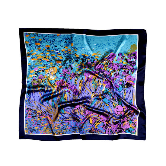 Chusta satynowa 55x55 cm - Czerwony (1 Sztuka) Chusta satynowa 55x55 cm - Czerwony (1 Sztuka)