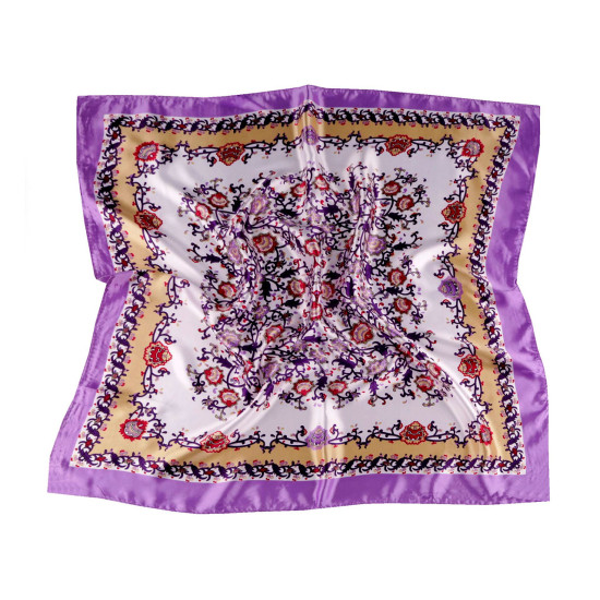Chusta satynowa 55x55 cm - Czerwony (1 Sztuka) Chusta satynowa 55x55 cm - Czerwony (1 Sztuka)