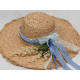 Chapeau de femme avec bord effiloché pour décoration - Ivoire (1 Pièce) Chapeau de femme avec bord effiloché pour décoration - Ivoire (1 Pièce)