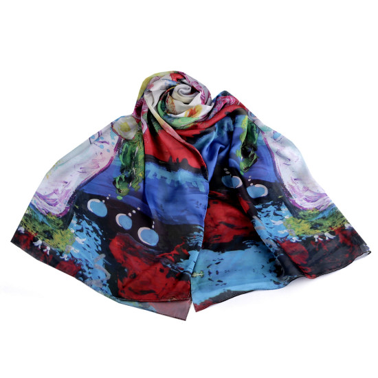 Scarf / shawl 80x180 cm - Multicolor (1 Piece) Scarf / shawl 80x180 cm - Multicolor (1 Piece)
