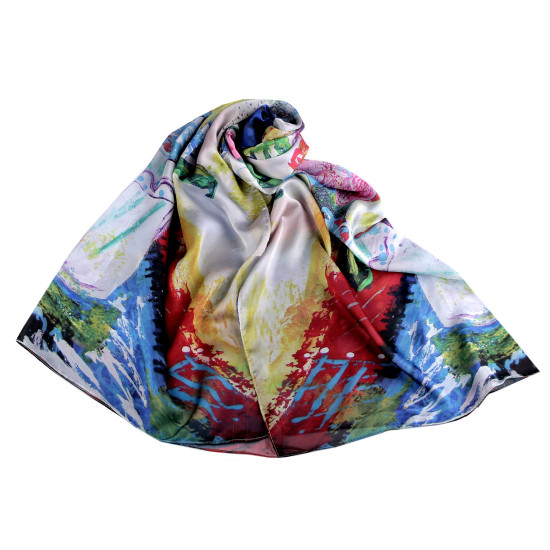 Scarf / shawl 80x180 cm - Multicolor (1 Piece) Scarf / shawl 80x180 cm - Multicolor (1 Piece)