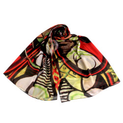 Scarf / shawl 80x180 cm - Green (1 Piece)