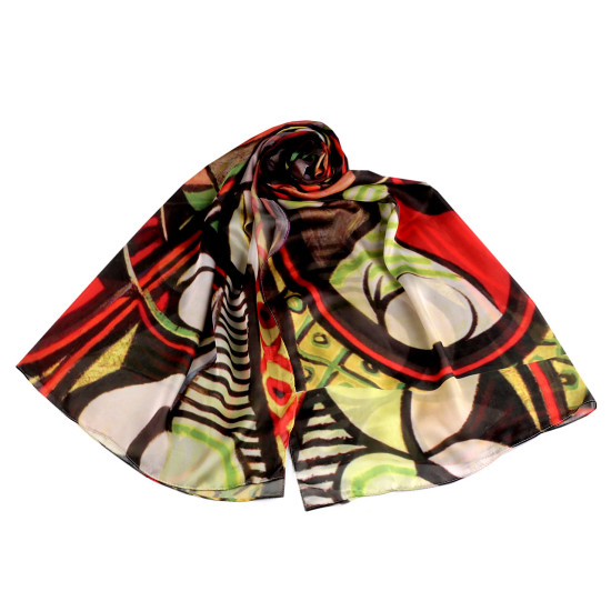 Scarf / shawl 80x180 cm - Multicolor (1 Piece) Scarf / shawl 80x180 cm - Multicolor (1 Piece)