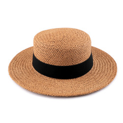 Sommerhut/strohhut für damen - Naturbraun (1 Stück)