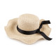 Chapeau de paille/d’été pour femme - Naturel clair (3 Pièces) Chapeau de paille/d’été pour femme - Naturel clair (3 Pièces)