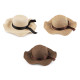 Chapeau de paille/d’été pour femme - Naturel clair (3 Pièces) Chapeau de paille/d’été pour femme - Naturel clair (3 Pièces)