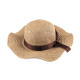 Chapeau de paille/d’été pour femme - Naturel clair (3 Pièces) Chapeau de paille/d’été pour femme - Naturel clair (3 Pièces)