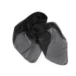 Chusta / szal 75x175 cm jednokolorowa - Czarny (1 Sztuka)