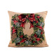Christmas tapestry pillow cover 46x46 cm - Red (1 Piece) Christmas tapestry pillow cover 46x46 cm - Red (1 Piece)