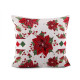 Christmas tapestry pillow cover 46x46 cm - Red (1 Piece) Christmas tapestry pillow cover 46x46 cm - Red (1 Piece)