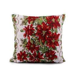 Christmas tapestry pillow cover 46x46 cm - Red (1 Piece)