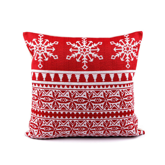 Christmas tapestry pillow cover 46x46 cm - Red (1 Piece) Christmas tapestry pillow cover 46x46 cm - Red (1 Piece)