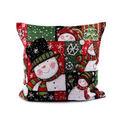 Christmas tapestry pillow cover 46x46 cm - Red (1 Piece)