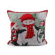 Christmas tapestry pillow cover 46x46 cm - Red (1 Piece) Christmas tapestry pillow cover 46x46 cm - Red (1 Piece)