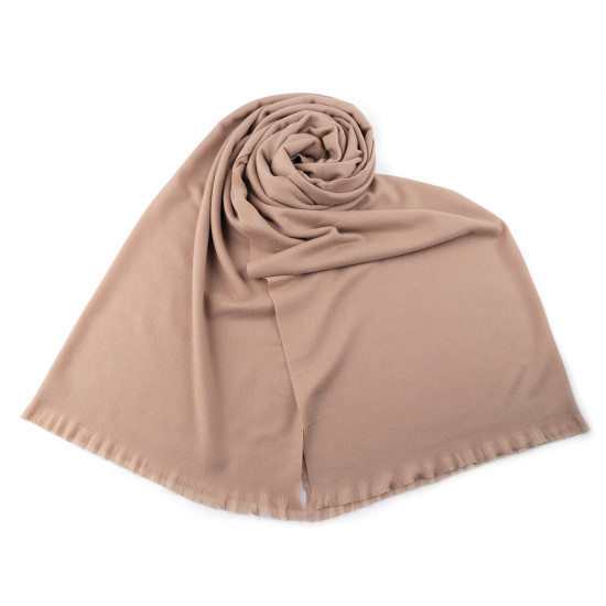 Chusta / pled 70x205 cm - Beżowa camel (4 Sztuki)