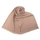 Chusta / pled 70x205 cm - Beżowa camel (4 Sztuki)