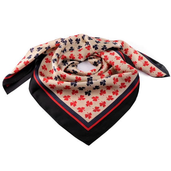 Foulard in raso, sciarpa avvolgente, in seta, dimensioni: 90 x 90 cm - Beige chiaro (3 Pezzi) Foulard in raso, sciarpa avvolgente, in seta, dimensioni: 90 x 90 cm - Beige chiaro (3 Pezzi)