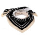 Foulard in raso, sciarpa avvolgente, in seta, motivo: punti, dimensioni: 70 x 70 cm - Nero (1 Pezzo) Foulard in raso, sciarpa avvolgente, in seta, motivo: punti, dimensioni: 70 x 70 cm - Nero (1 Pezzo)