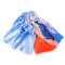 Châle/foulard, 85 x 180 cm - Bleu (1 Pièce)