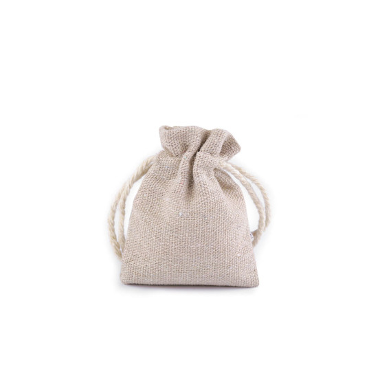 Bolsa de regalo de lino 6x8 cm - Arpillera (10 Piezas) Bolsa de regalo de lino 6x8 cm - Arpillera (10 Piezas)