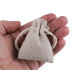 Bolsa de regalo de lino 6x8 cm - Arpillera (10 Piezas) Bolsa de regalo de lino 6x8 cm - Arpillera (10 Piezas)