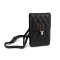 Crossbody bag / wallet with mobile phone pocket 11x17 cm - Black (1 Piece)