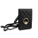 Crossbody-geldbörse mit handytasche, 11 x 17 cm - Schwarz (1 Stück) Crossbody-geldbörse mit handytasche, 11 x 17 cm - Schwarz (1 Stück)