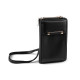 Crossbody-geldbörse mit handytasche, 11 x 17 cm - Schwarz (1 Stück) Crossbody-geldbörse mit handytasche, 11 x 17 cm - Schwarz (1 Stück)
