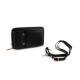 Crossbody-geldbörse mit handytasche, 11 x 17 cm - Schwarz (1 Stück) Crossbody-geldbörse mit handytasche, 11 x 17 cm - Schwarz (1 Stück)