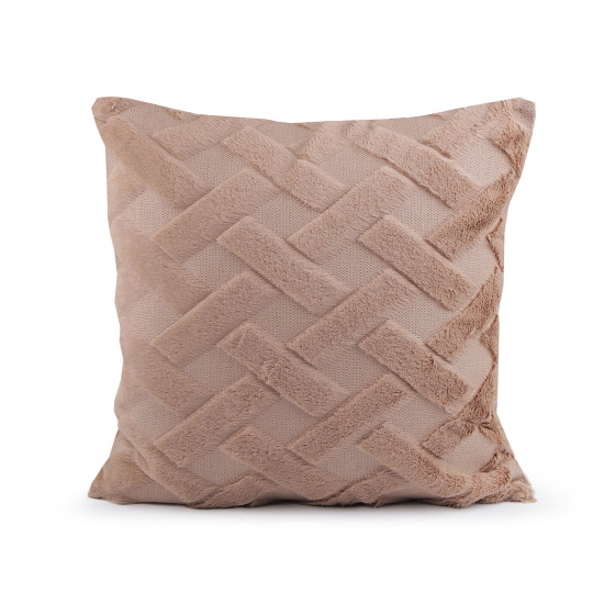Poszewka na poduszkę 45x45 cm pluszowa - White (2 Sztuki) Poszewka na poduszkę 45x45 cm pluszowa - White (2 Sztuki)