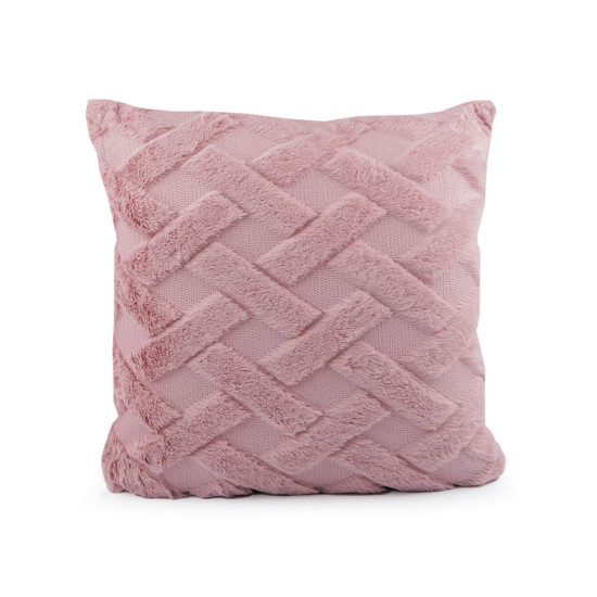 Poszewka na poduszkę 45x45 cm pluszowa - White (2 Sztuki) Poszewka na poduszkę 45x45 cm pluszowa - White (2 Sztuki)