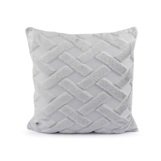 Poszewka na poduszkę 45x45 cm pluszowa - White (2 Sztuki) Poszewka na poduszkę 45x45 cm pluszowa - White (2 Sztuki)