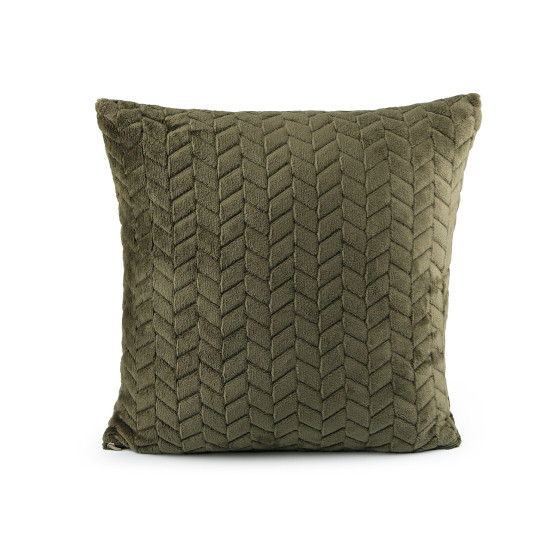 Poszewka na poduszkę 40x40 cm pluszowa - Zielony (6 Sztuki) Poszewka na poduszkę 40x40 cm pluszowa - Zielony (6 Sztuki)