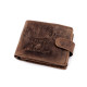 Férfi pénztárca bőr, halásznak, motorosnak 9,5x12 cm - Barna konyak (1 Darab) Férfi pénztárca bőr, halásznak, motorosnak 9,5x12 cm - Barna konyak (1 Darab)