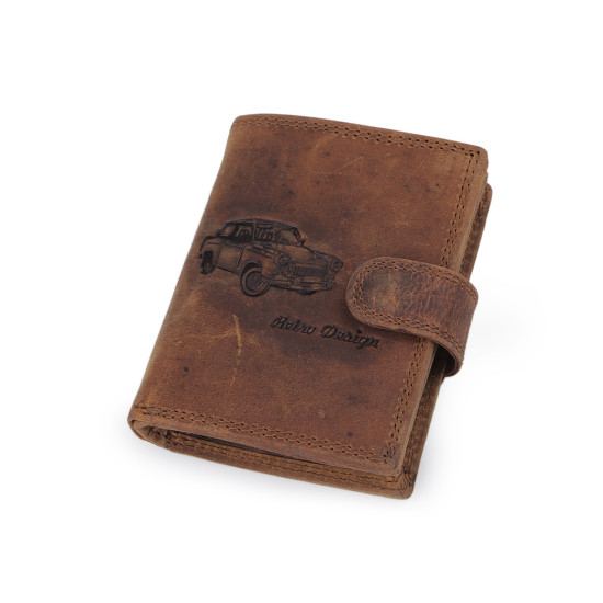 Férfi pénztárca bőr, halásznak, motorosnak 9,5x12 cm - Barna konyak (1 Darab) Férfi pénztárca bőr, halásznak, motorosnak 9,5x12 cm - Barna konyak (1 Darab)