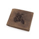 Férfi pénztárca bőr, halásznak, motorosnak 9,5x12 cm - Barna konyak (1 Darab) Férfi pénztárca bőr, halásznak, motorosnak 9,5x12 cm - Barna konyak (1 Darab)