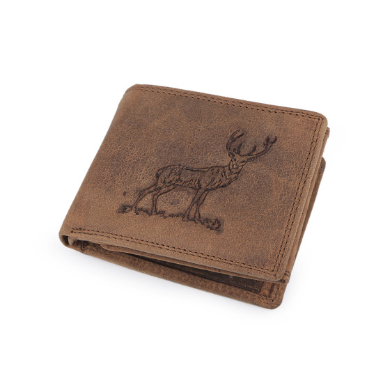 Férfi pénztárca bőr, halásznak, motorosnak 9,5x12 cm - Barna konyak (1 Darab) Férfi pénztárca bőr, halásznak, motorosnak 9,5x12 cm - Barna konyak (1 Darab)