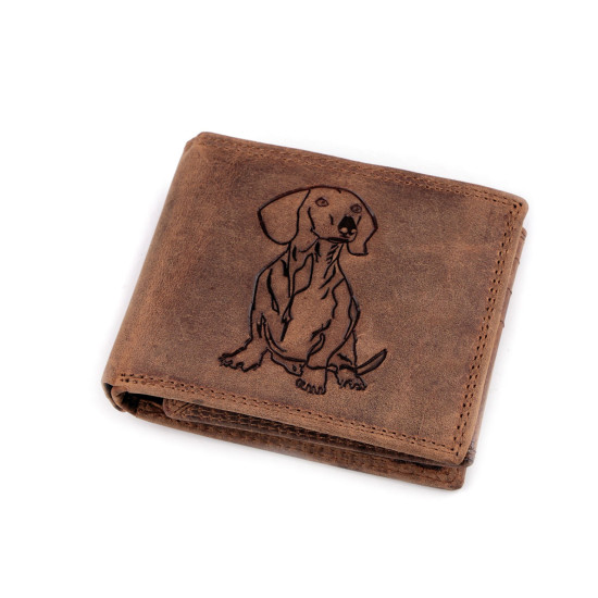 Férfi pénztárca bőr, halásznak, motorosnak 9,5x12 cm - Barna konyak (1 Darab) Férfi pénztárca bőr, halásznak, motorosnak 9,5x12 cm - Barna konyak (1 Darab)