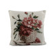 Tapestry type pillow cover - lavender, rose 45x45 cm - Burlap (4 Pieces) Tapestry type pillow cover - lavender, rose 45x45 cm - Burlap (4 Pieces)