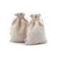 Bolsa de regalo de lino 13x18 cm - Crudo claro (1 Pieza) Bolsa de regalo de lino 13x18 cm - Crudo claro (1 Pieza)