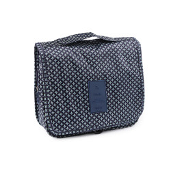 Férfi kozmetikai táska / akasztható szervező 22x24 cm - Blue dark (1 Darab)