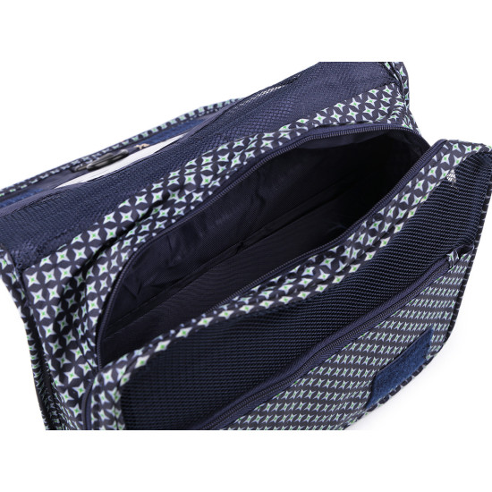 Férfi kozmetikai táska / akasztható szervező 22x24 cm - Blue dark (1 Darab) Férfi kozmetikai táska / akasztható szervező 22x24 cm - Blue dark (1 Darab)