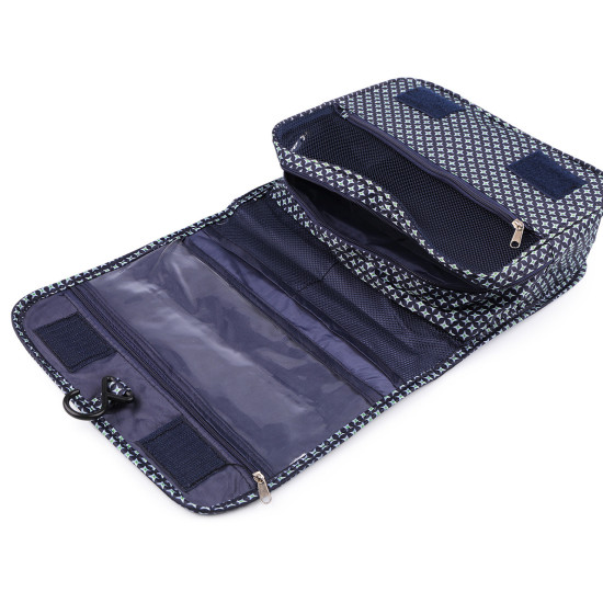 Férfi kozmetikai táska / akasztható szervező 22x24 cm - Blue dark (1 Darab) Férfi kozmetikai táska / akasztható szervező 22x24 cm - Blue dark (1 Darab)