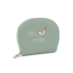 Girl's wallet 11x13 cm - Pastel green light (1 Piece)