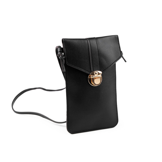 Borsa a tracolla piccola, dimensioni: 12 x 20 cm - Nero (4 Pezzi) Borsa a tracolla piccola, dimensioni: 12 x 20 cm - Nero (4 Pezzi)