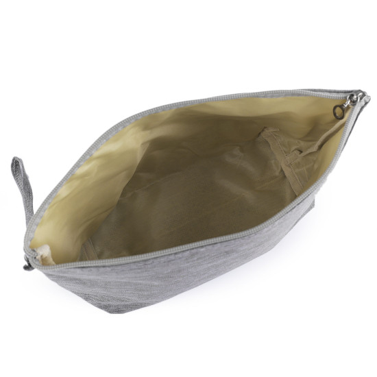 Cosmetic bag / polyester case 20x30 cm - Grey (4 Pieces) Cosmetic bag / polyester case 20x30 cm - Grey (4 Pieces)