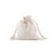 Bolsa de regalo de lino 7x9 cm - Crudo claro (10 Piezas) Bolsa de regalo de lino 7x9 cm - Crudo claro (10 Piezas)